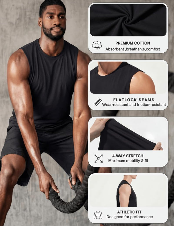 Breathable Muscle Tank for Men