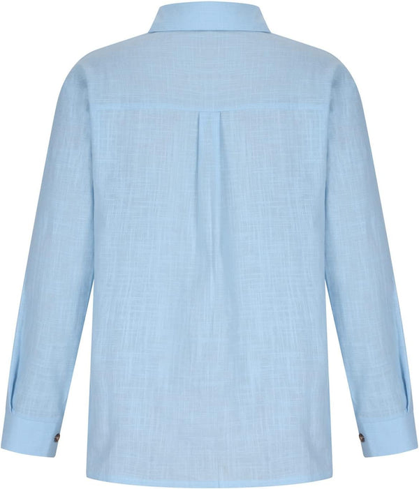 Cool Breeze Linen Button-Up
