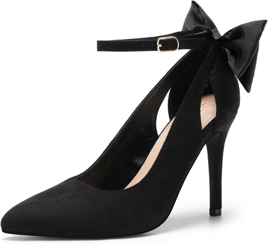 Elegant Stiletto Bow Heels