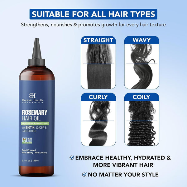 Revitalizing Rosemary Hair Oil