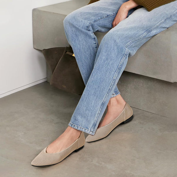 Chic Knit Ballet Flats