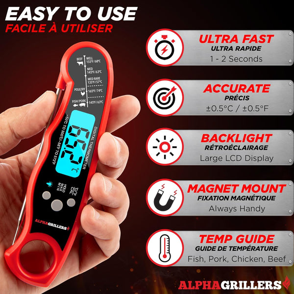 Alpha Grillers Instant Thermometer