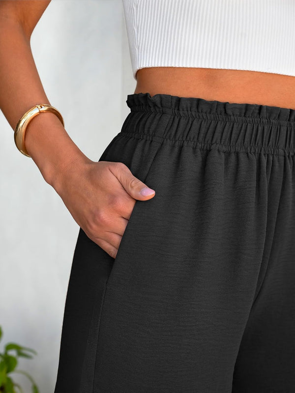 Stylish High-Waist Lounge Shorts